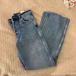 & Other Stories Light Wash Straight Leg Jeans Size 26